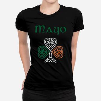 County Mayo Shamrock Ireland Flag, Craic And Ceol, Sweatshirt Women T-shirt | Crazezy