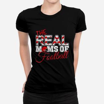 Cute Football Mom The Real Moms Of Football Women T-shirt | Crazezy