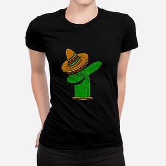 Dabbing Cactus Cinco De Mayo Dance Outfit Women T-shirt | Crazezy