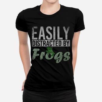Easily Distracted By Frog Women T-shirt | Crazezy AU