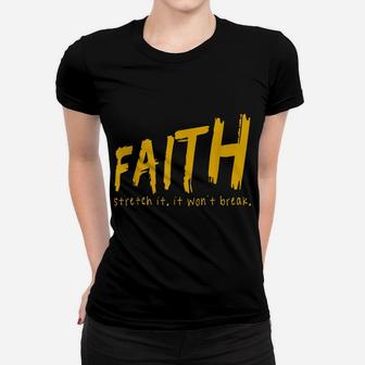 Faith Based Apparel Plus Size Christian Believer Funny Tee Women T-shirt | Crazezy