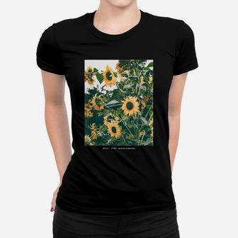 Floral Sunflower Streetwear Aesthetic Fashion Graphic Tee Women T-shirt | Crazezy