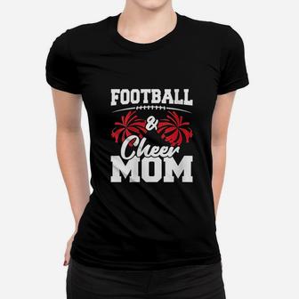 Football And Cheer Mom High School Sports Cheerleading Women T-shirt | Crazezy UK