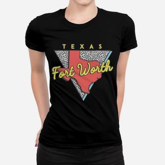 Fort Worth Texas Retro Triangle Tx City Sweatshirt Women T-shirt | Crazezy UK