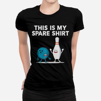Funny Bowling Tee For Men Women Boys & Girls | Spare Shirt Women T-shirt | Crazezy