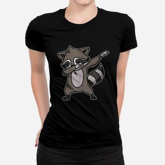 Funny Dabbing Raccoon Dab Dance Trash Panda Lover Gift Women T-shirt | Crazezy