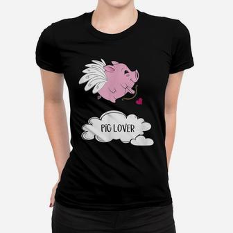 Funny Pig Lover Gift For Any Girl Who Loves Pigs Women T-shirt | Crazezy UK