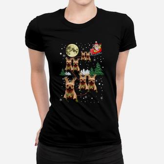 Funny Reindeer Frenchie Xmas Christmas Dog Lovers Gift Sweatshirt Women T-shirt | Crazezy CA