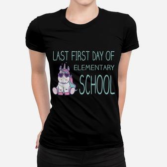 Girls 5Th Grade First Day Of School Unicorn Back To School Women T-shirt | Crazezy