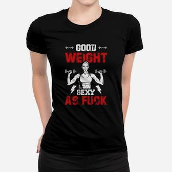 Going To The Gym To Have A Good Weight For Girl Ladies Tee | Crazezy