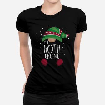 Goth Gnome Family Matching Pajamas Christmas Gift Women T-shirt | Crazezy