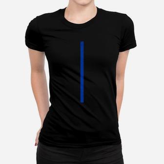 Grunge Thin Blue Line American Flag Police Officer Support Sweatshirt Women T-shirt | Crazezy DE