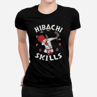 Hibachi Connoisseur Gifts Hibachi Chef Costume Hibachi Grill Women T-shirt | Crazezy DE