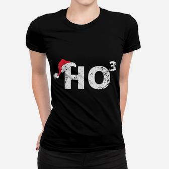 Ho3 Cubed Christmas Ho-Ho-Ho Math Teacher Funny Gift Ho-3 Women T-shirt | Crazezy