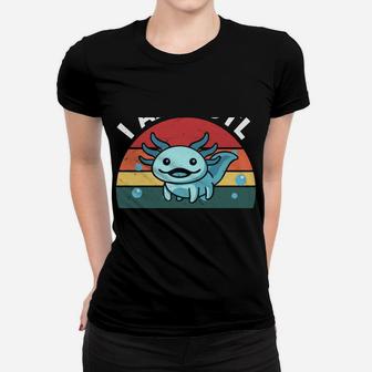 I Axolotl Questions Retro Funny Cute Axolotl Women T-shirt | Crazezy DE