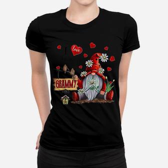 I LOVE BEING A GRAMMY - Gnome Daisy Heart Women T-shirt | Crazezy