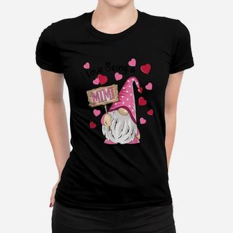 I Love Being A Mimi, Valentine's Gnome Women T-shirt | Crazezy