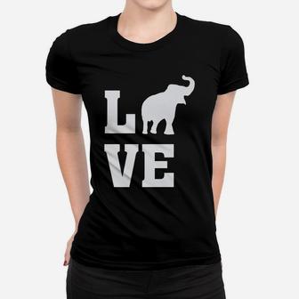 I Love Elephants - Animal Elephant Lover Women T-shirt | Crazezy