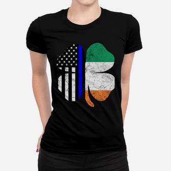 Irish American Flag Police St Patricks Day Saint Paddys Sweatshirt Women T-shirt | Crazezy AU