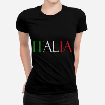 Italia Italy Flag Green White Red Sweatshirt Women T-shirt | Crazezy UK