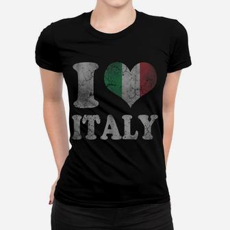 Italy Italian Flag Love Italia Italiano Women T-shirt | Crazezy
