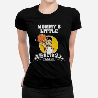 Kids Boys Mommys Little Basketball Player Tee Women T-shirt | Crazezy
