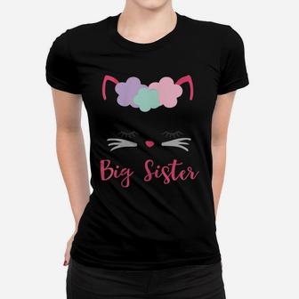 Kitty Cat Big Sister Shirt I'm Going To Be A Big Sister Tee Women T-shirt | Crazezy UK