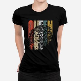 Melanin Shirt For Woman African Queen Strong Black American Women T-shirt | Crazezy