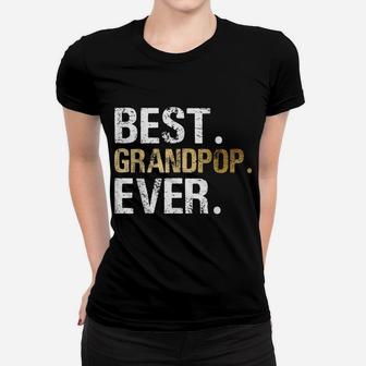 Mens Best Grandpop Graphic Gift From Granddaughter Grandson Women T-shirt | Crazezy CA