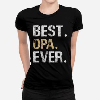 Mens Best Opa Graphic Opa Gift From Granddaughter Grandson Women T-shirt | Crazezy DE