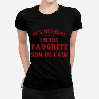 Mens Favorite Son In Law Funny Son-In-Law Birthday Christmas Gift Women T-shirt | Crazezy AU