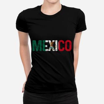 Mexico Mexican Flag Vintage Pride Women T-shirt | Crazezy
