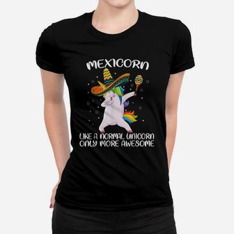 Mexicorn Dabbing Unicorn Funny Cinco De Mayo Women Sombrero Women T-shirt | Crazezy CA