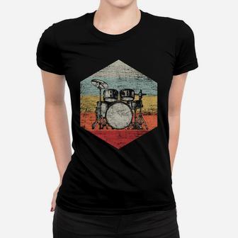 Musical Instrument Musician Drummer Gifts Drums Women T-shirt | Crazezy