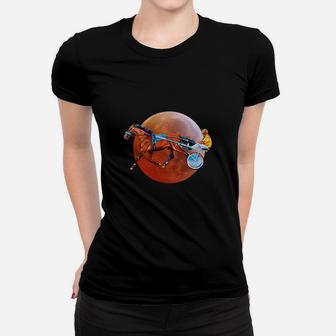 Never Underestimate An Old Man Who Loves Harness Racing Moon Blood Women T-shirt | Crazezy