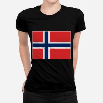 Norway Flag Cool Pocket Norwegian Norge Flags Gift Men Women Sweatshirt Women T-shirt | Crazezy