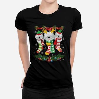 Old English Sheepdogs Inside Noel Socks Merry Christmas Day Women T-shirt | Crazezy UK
