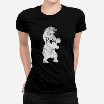 Papa Bear For Camping Fathers Day Or Daddy Bear Women T-shirt | Crazezy
