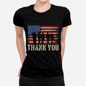 Patriotic American Flag Thank You Veterans Day Usa Kids Boys Women T-shirt | Crazezy