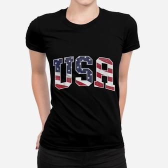 Patriotic Shirt Womens Mens 4Th Of July Usa American Flag Women T-shirt | Crazezy