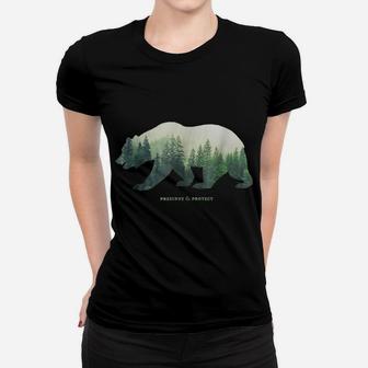 Preserve & Protect Vintage National Park Bear Shirt Women T-shirt | Crazezy
