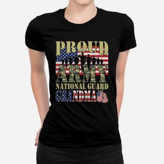 Proud Army National Guard Grandma Army Grandma Gift Usa Flag Sweatshirt Women T-shirt | Crazezy