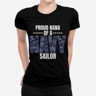 Proud Nana Of A Navy Sailor Veteran Day Women T-shirt | Crazezy