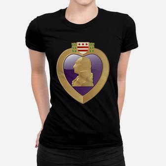 Purple Heart Military Veteran Tee Women T-shirt | Crazezy