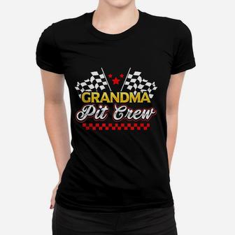 Race Car Birthday Party Racing Family Grandma Pit Crew Women T-shirt | Crazezy DE