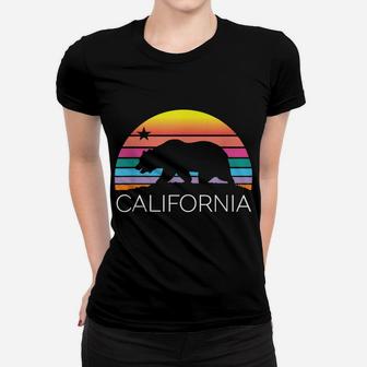 Retro California Surf Vintage Beach Cali 80S Venice Palm Sun Women T-shirt | Crazezy