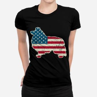 Shetland Sheepdog 4Th Of July Men Usa American Flag Sheltie Sweatshirt Women T-shirt | Crazezy AU