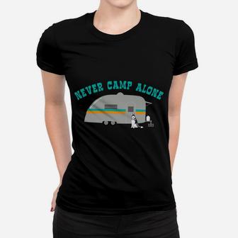 Siberian Husky Dog Rv Funny Camping Travel Trailer Women T-shirt | Crazezy