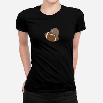 Sloth Football Funny Cute Animal Lover Sports Gift Women T-shirt | Crazezy CA