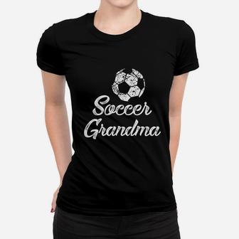Soccer Grandma Cute Funny Player Fan Gift Matching Women T-shirt | Crazezy